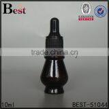 10ml Black Essential Oil Glass Bottle Hot Sale Glass Essential Oil Bottle Glass Vial With Plastic Cap thumbnail-3