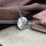 Cheap 2016 New Christmas Women Hot Gifts Love Heart Words Round Pendant Necklace Family Jewelry thumbnail-5