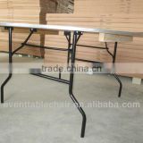wooden folding tables and chairs party