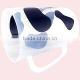 Gift Custom Black And White Colorful Plastic Milk Cup thumbnail-5
