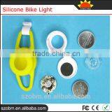 White Bicycle Headlight Silicone Bike Light For Safety Travel thumbnail-5