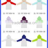 Baby Girls Solid Color Blank Long Sleeve Shirts Children's Fall Hoodies Clothes Wholesale Raglan Kids Hooded T-shirt