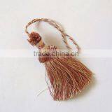 Decorator Wood Tassel Keychain