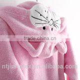 Cartoon Character Hooded Bathrobe ,Baby/Child Hooded Bathrobe, Coral/plush Fleece Bathrobe, thumbnail-3