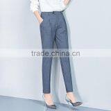 2017 Spring Summer New Black Haren Pants Waist Trousers Female Loose Nine Cigarette Pants Custom thumbnail-3