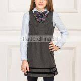 China Manufacture Girls Winter Grey School Uniform Dress thumbnail-4