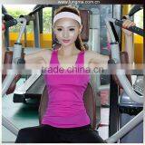 Strethy Gym Crop Tank Top T Shirt Activewear Sport Wear Woman Fitness thumbnail-1