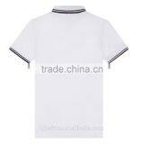 OEM White Cotton Printing Custom Collar Tshirt Design Plain Mens Tshirt thumbnail-4