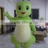 Light Green Dragon Mascot Costume/Plush Fur Dragon Mascot Costume thumbnail-1