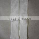 White Blank Sublimation Socks 100 Polyester Socks With Rib on Leg thumbnail-2