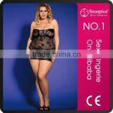 Transparent Fishnet Tights Sexy Lingerie For Fat Women thumbnail-3