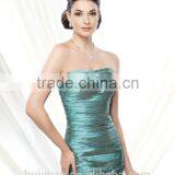 2 Pieces Formal Long Sleeve Satin Mother Prom Dress thumbnail-4