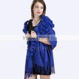 CX-B-P-68A Pure Color Scarfs Pashmina Cashmere thumbnail-2