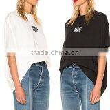 NE Norboe New Style Fashion Unisex Letter Printed Casual Tops Hip Hop Round Neck Oversize T-shirt thumbnail-2