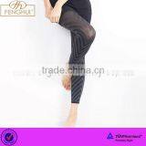 P0569 Yiwu Fenghui Pretty Hot Sale Elastic Striped Sexy Ladies V-style Jacquard Leggings thumbnail-1