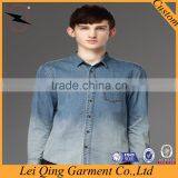 Newest Men's Denim Shirt British Style Factory Price,men's Fashion Shirt Casual/dress Shirts thumbnail-2