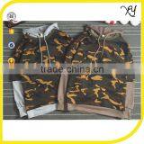 2017 Hip Hop Clothing 100% Cotton Hoodie Fake Two Piece Camo T-shirt thumbnail-1