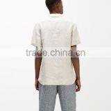 Short Sleeve Linen Shirts for Men 2016 New Design Man Shirt thumbnail-2