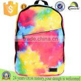 Mens Cheap School Bags and Backpacks Rainbow Tie Dye Backpack thumbnail-1