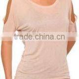 Ladies Slim-fitting Knit Tops RO07 thumbnail-1