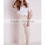 2015 Fashion New Design Straight Cotton Women Trousers thumbnail-3