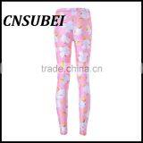 Cute Pink Cat Digital Printing Personalized Fashion Yoga Pants thumbnail-1