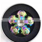 Copper Two Leaves Fingertip Gyro thumbnail-4