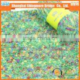 China Fancy Knitting Yarn Factory Direct Wholesale Oeko Tex 100 Polyester Lantern Feather Yarn for Carpet With Free Samples thumbnail-1