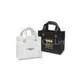 White / Black Non-Woven Tote Bags, Non Woven Shopping Bag Coating With OPP Film thumbnail-1