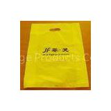 Recyclable HDPE die cut handle plastic shopping bag with ROHS certificates