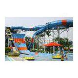 Open or Close Spiral Water Slide / Blue Raft Slide for Commercial Water Park Equipment thumbnail-1