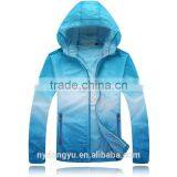 Outdoor Unisex Waterproof Cycling Yellow Light Windbreaker Jacket/ Ktf Fast Dry Sun Block Purple Blue Jacket/ Soft Shell thumbnail-4