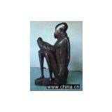Mother and Baby Wooden Carving thumbnail-1