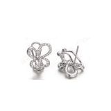 fashion gold diamond jewelry earrings,18k white gold earrings