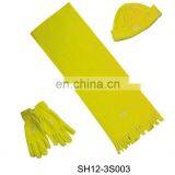 Fleece Hat Scarf Glove Sets(SH12-3S003)