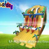 Dinosaur Commercial inflatable slide For Sale Amusement Park