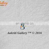 Double Plain Kantha Bedspread Quilt Throw Indian Rajasthani White Color Handmade 100% Cotton Fruit Printed Bedsheets thumbnail-6