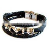 Braided Leather Bracelet Infinity Bracelet Men Women Unisex thumbnail-2