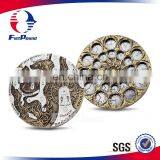 Spinning Compass Geocaching Coin in Jewlery Quality thumbnail-1