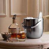 Insulated Ice Bucket,Stainless Steel Double Wall Ice Bucket With Lid and Tongs,2.8-Litre,Silver thumbnail-5