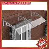 house door window aluminum diy alu pc polycarbonate awning canopy shelter canopies awnings cover shield with aluminum bracket support arms