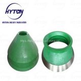 replacement parts of high manganese steel suit hp4 metso cone crusher