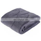 Factory Direct Sale 48x72Inch 60x80Inch Minky Fleece Quilted Weighted Gravity Blanket For Adult Autism thumbnail-1