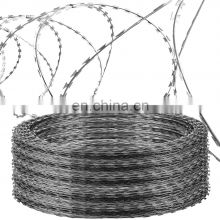 Low price concertina hot dipped galvanized razor barbed wire