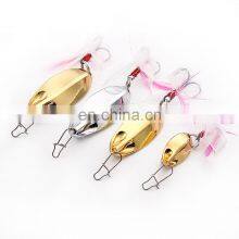 Metal Lures Gold/Silver 5g/15g Fishing Lure Spoon Fishing Tackle Vib Hard Bait Spinnerbait thumbnail-1