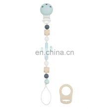 Food Grade BPA Free Soft Baby Pacifier Clip Silicone Beads for Gift thumbnail-3