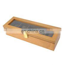 European Style Household Simple Retro Skylight Watch Display Wood Storage Box thumbnail-1
