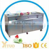 Thialand Roll Fry Ice Cream Machine Double Pan Thailand Stir Fried Ice Cream Machine China Factory Supply Fry Ice Cream Machine thumbnail-5