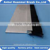 Hot Sales Strip Brush Door Sealing With Aluminium Alloy Base thumbnail-1
