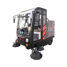 Explosion-proof Driving Sweeper Factory Industrial Workshop Sweeper Warehouse Battery Electric Garbage Collection Truck thumbnail-2